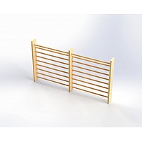 BENZ Double field Wall Bars Mini U3